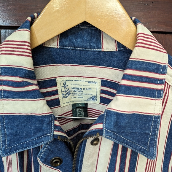 Ralph Lauren Vintage 1990s Denim Jacket size M NWT - Picture 5 of 12